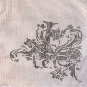 L.e.i. Long Sleeve V-neck Ribbed Top